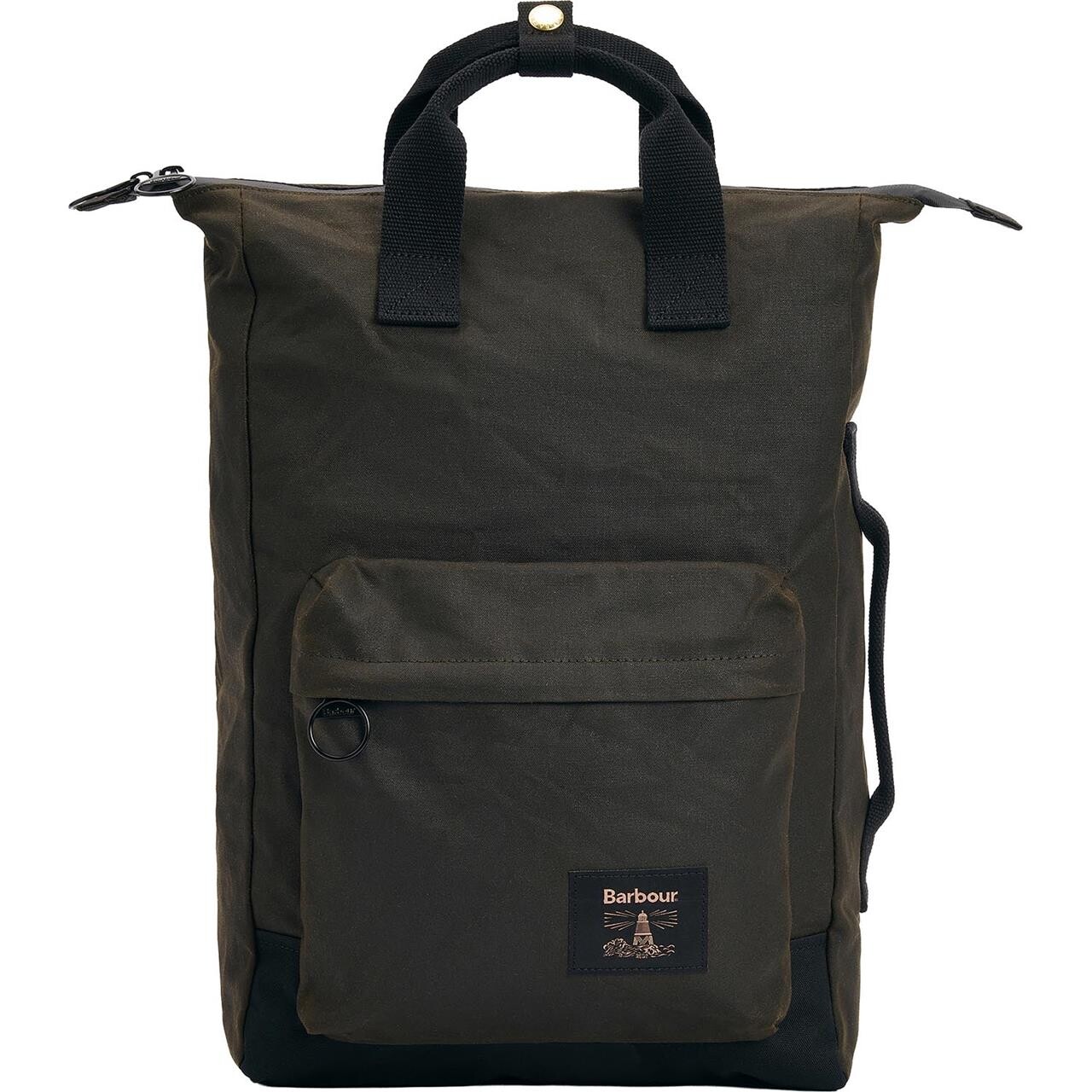 Barbour Field Wax Backpack (Grøn (OLIVE/BLACK) One size)