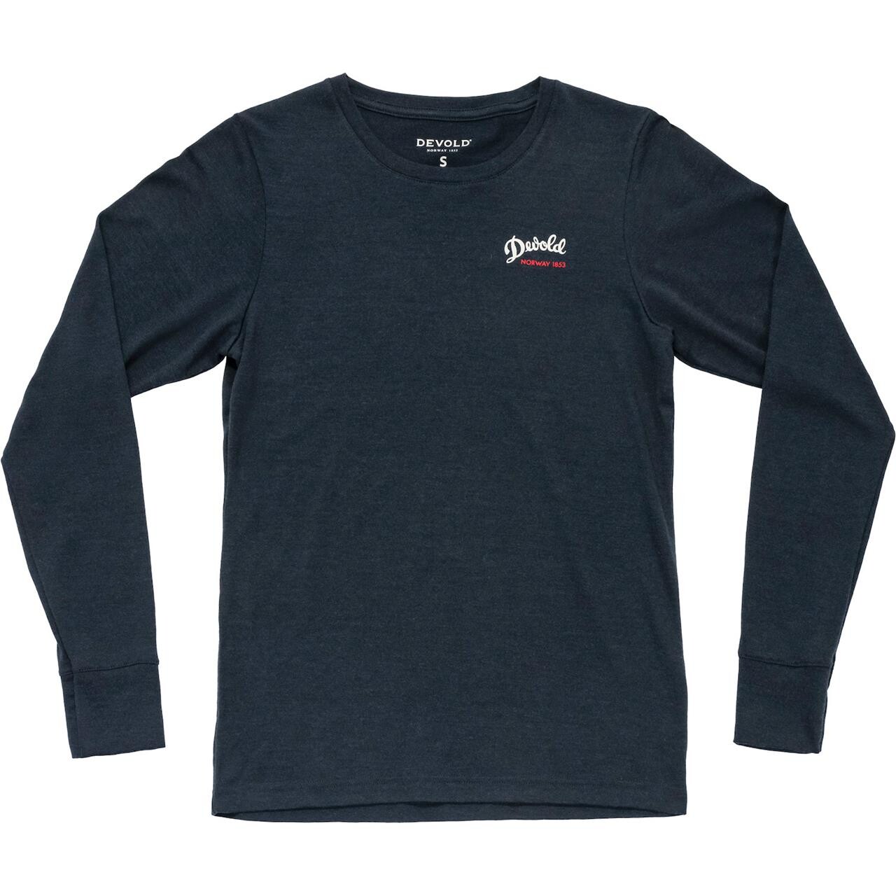 Devold Womens Classic "SCRIPT" L/S (Sort (INK) Large)