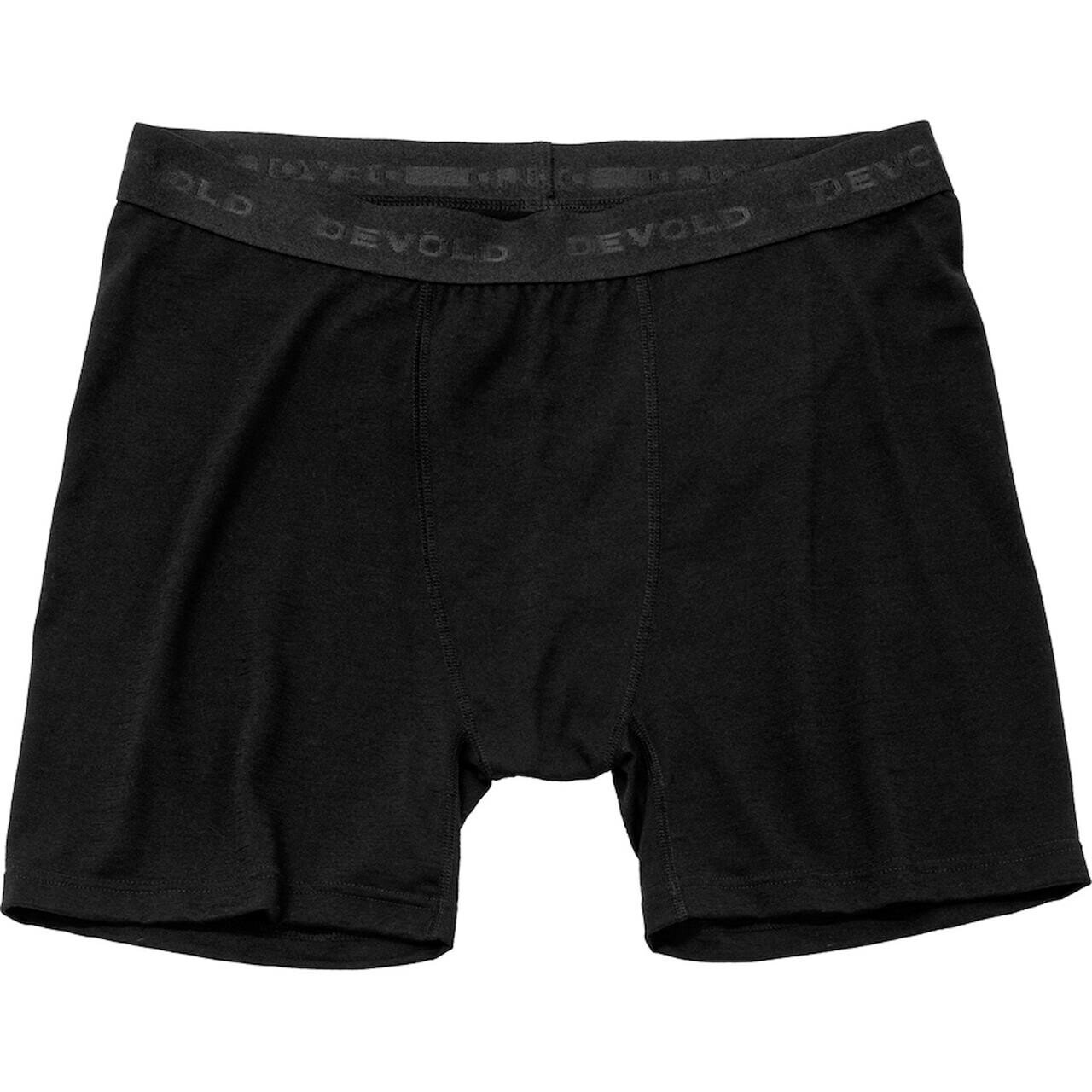 Devold Mens Breeze Plus Merino 200 Boxer (Sort (BLACK) Small)