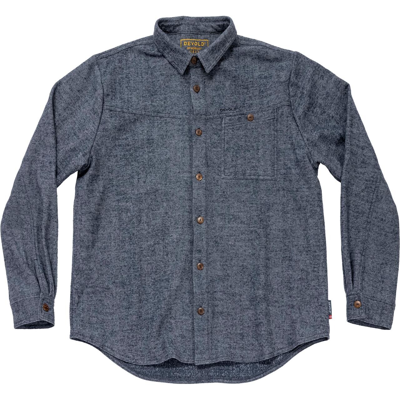 Devold Mens Keipen Merino Overshirt (Grå (INK MELANGE) XX-large)
