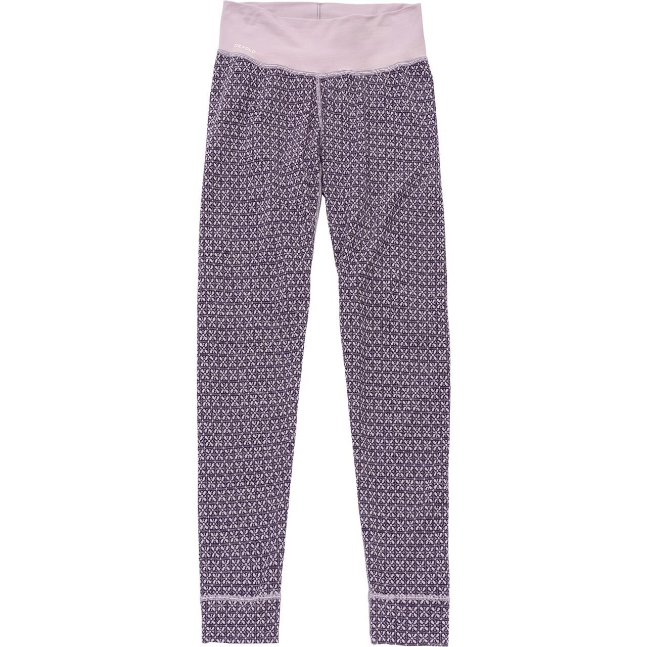 Devold Womens Kvitegga Merino 230 Longs (Lilla (ORCHID) Large)