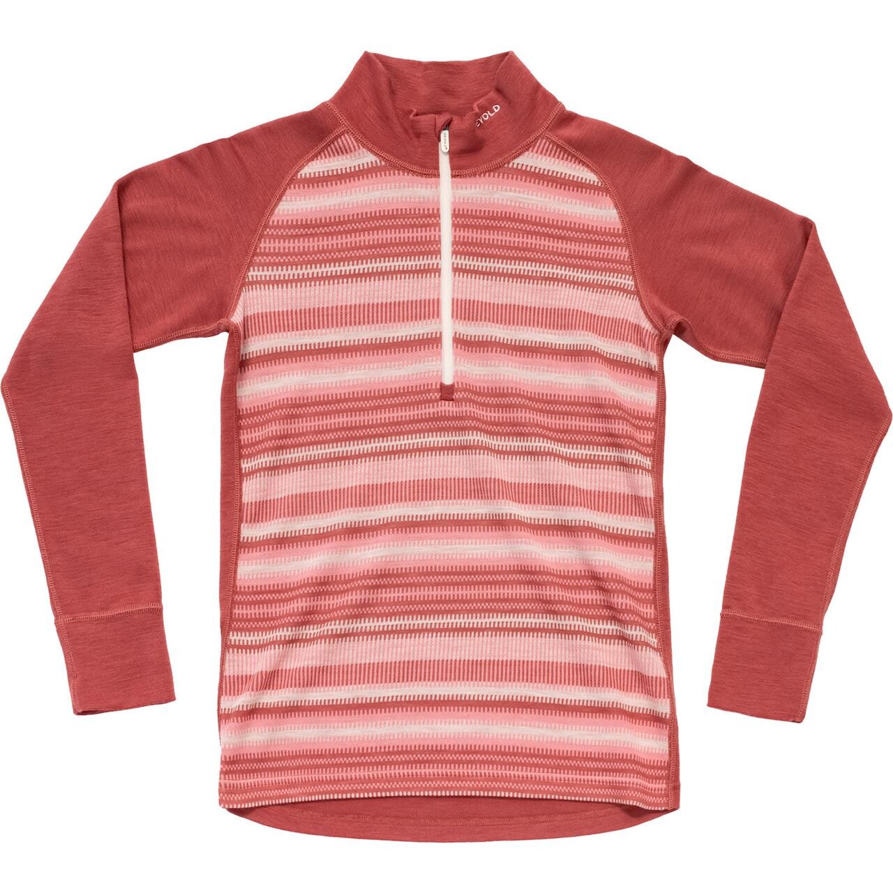 Devold Womens Signature Merino 230 Zip (Lyserød (MARSALA) Large)