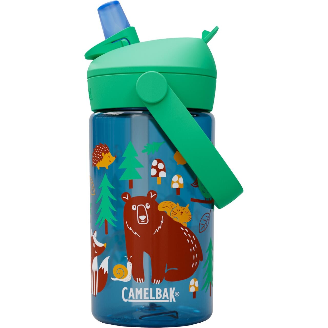 Camelbak Thrive Flip Straw Kids 14oz - Friendly Forest - Str. .4L / 14 oz - Drikkeflaske