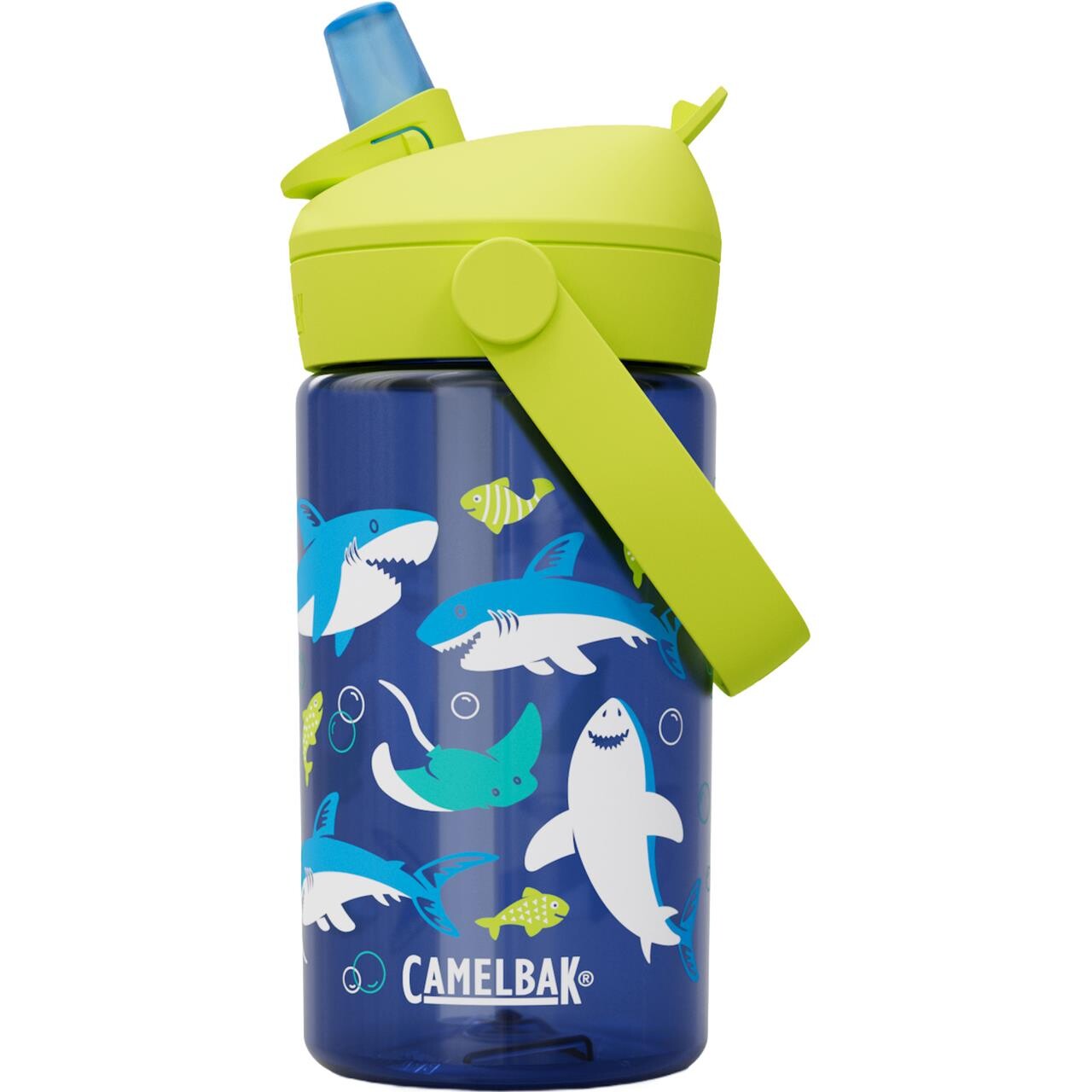 Camelbak Thrive Flip Straw 400ml - Blå Junior Drikkeflaske til aktive børn. Køb online og kom i gang med leg!