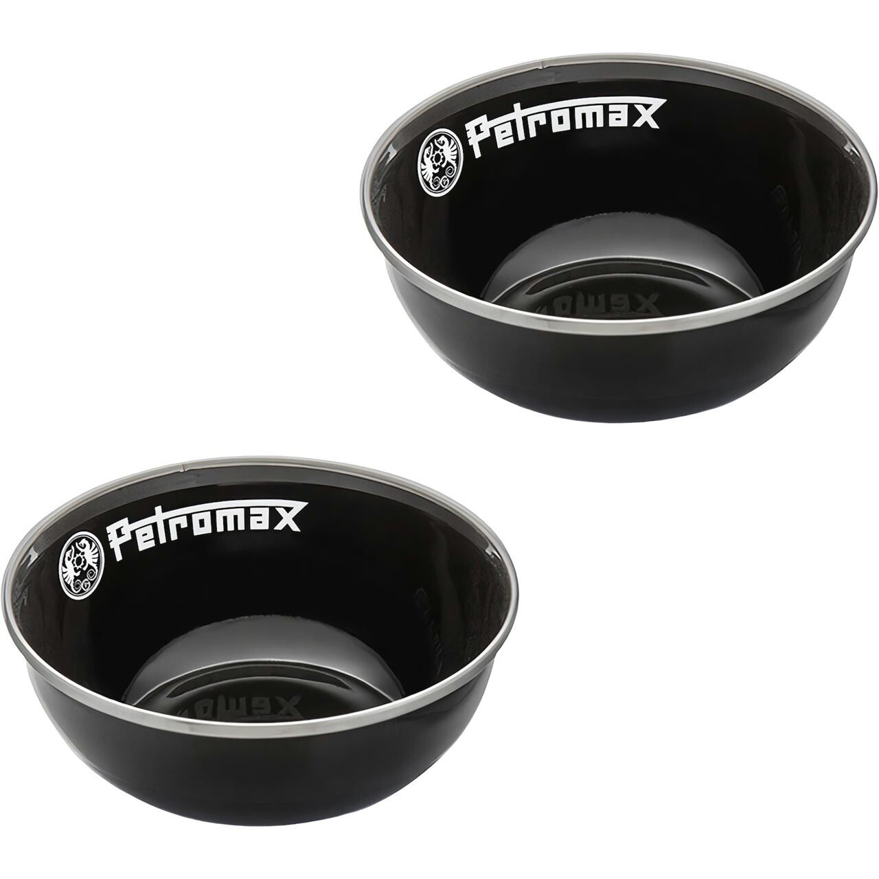 Petromax Enamel Bowls 160ml () Pieces (Sort (BLACK))