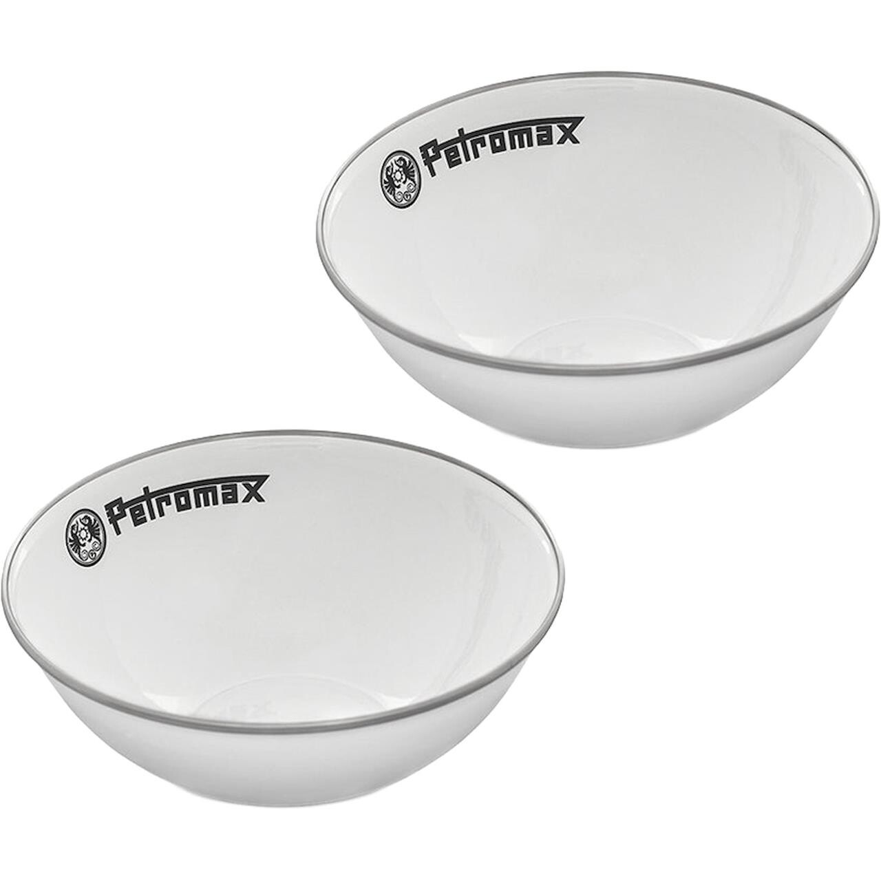 Petromax Enamel Bowls 1l (2 Pieces) (Hvid (WHITE))