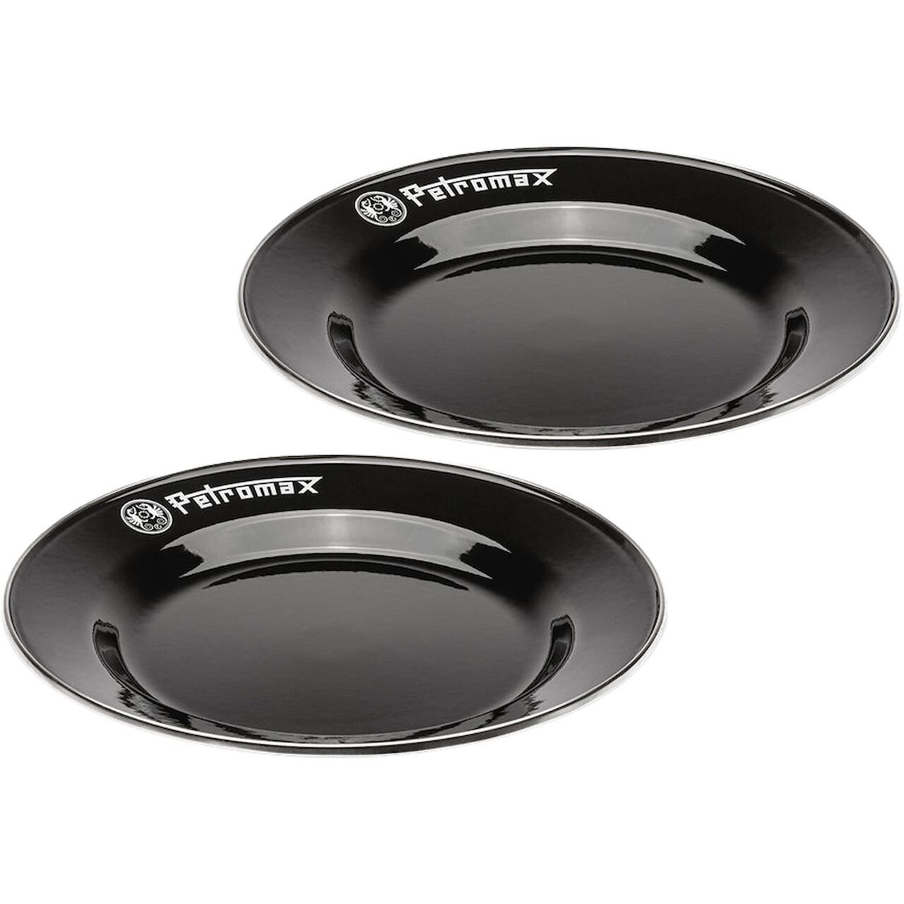 Petromax Enamel Plates 26cm 2 Pieces (Sort (BLACK))