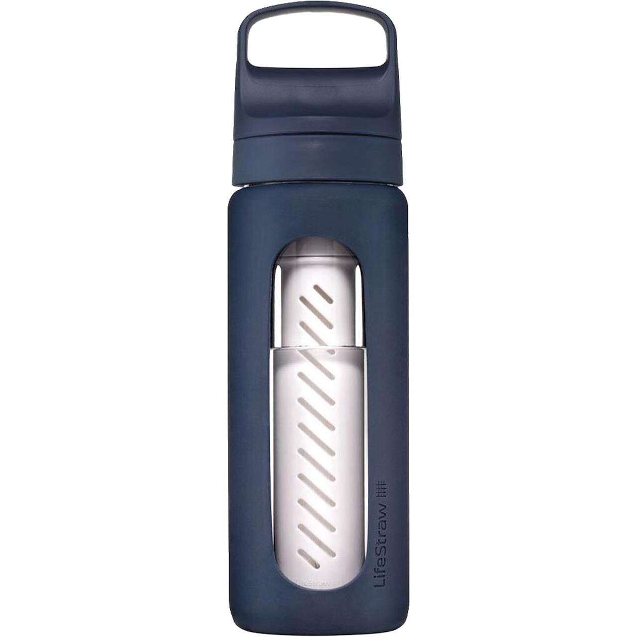 LifeStraw Go Series Glass Water Filter Bottle 0,6L (Blå (AEGEAN SEA))