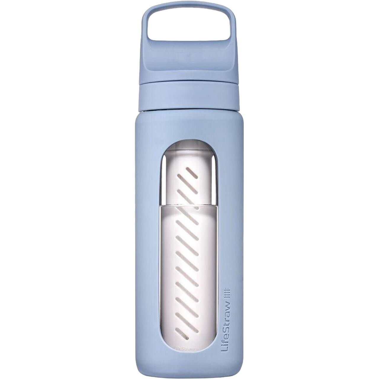 LifeStraw Go Series Glass Water Filter Bottle 0,6L (Blå (ICELANDIC BLUE))