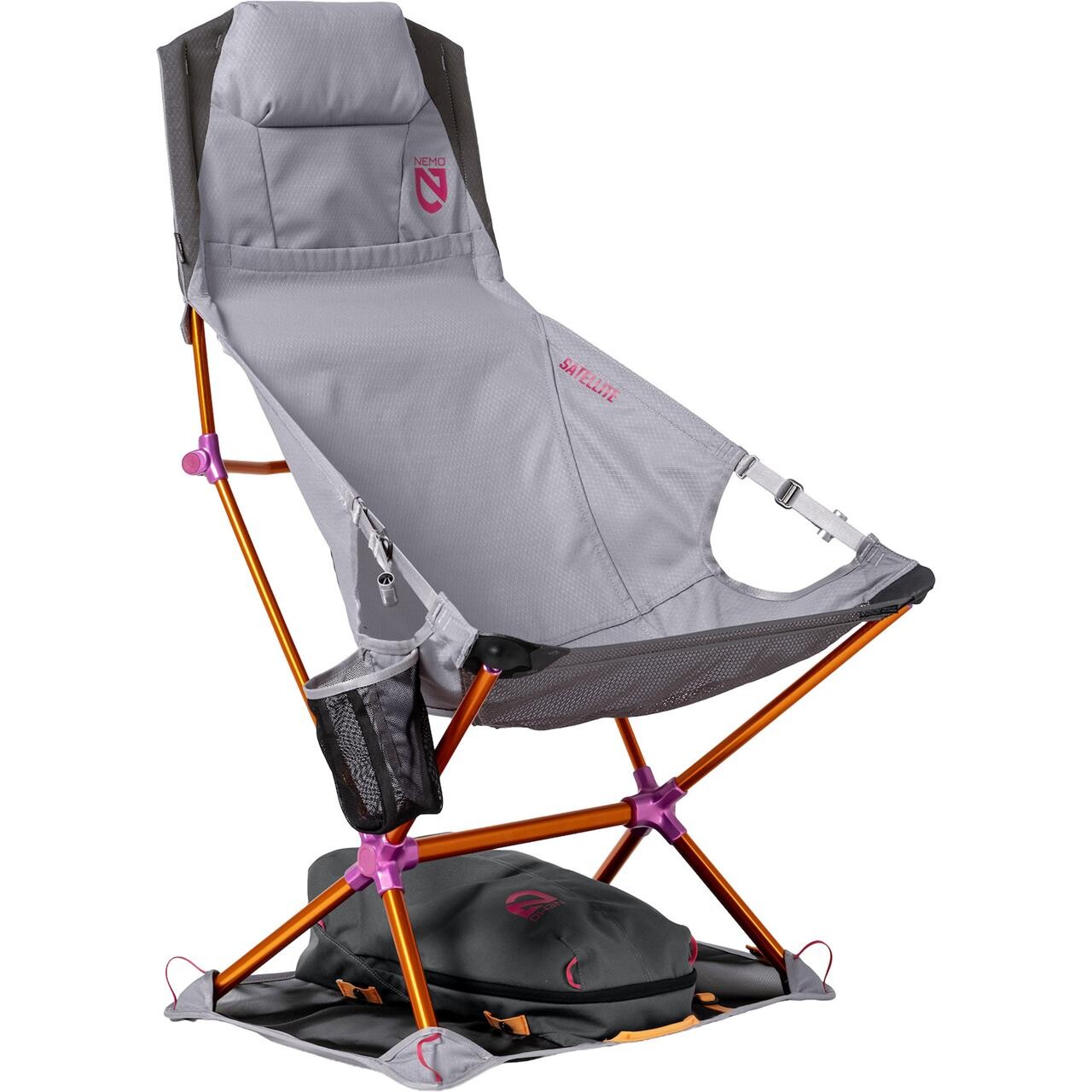 Nemo Satellite Reclining Camp Chair (Grå (QUICKSILVER))