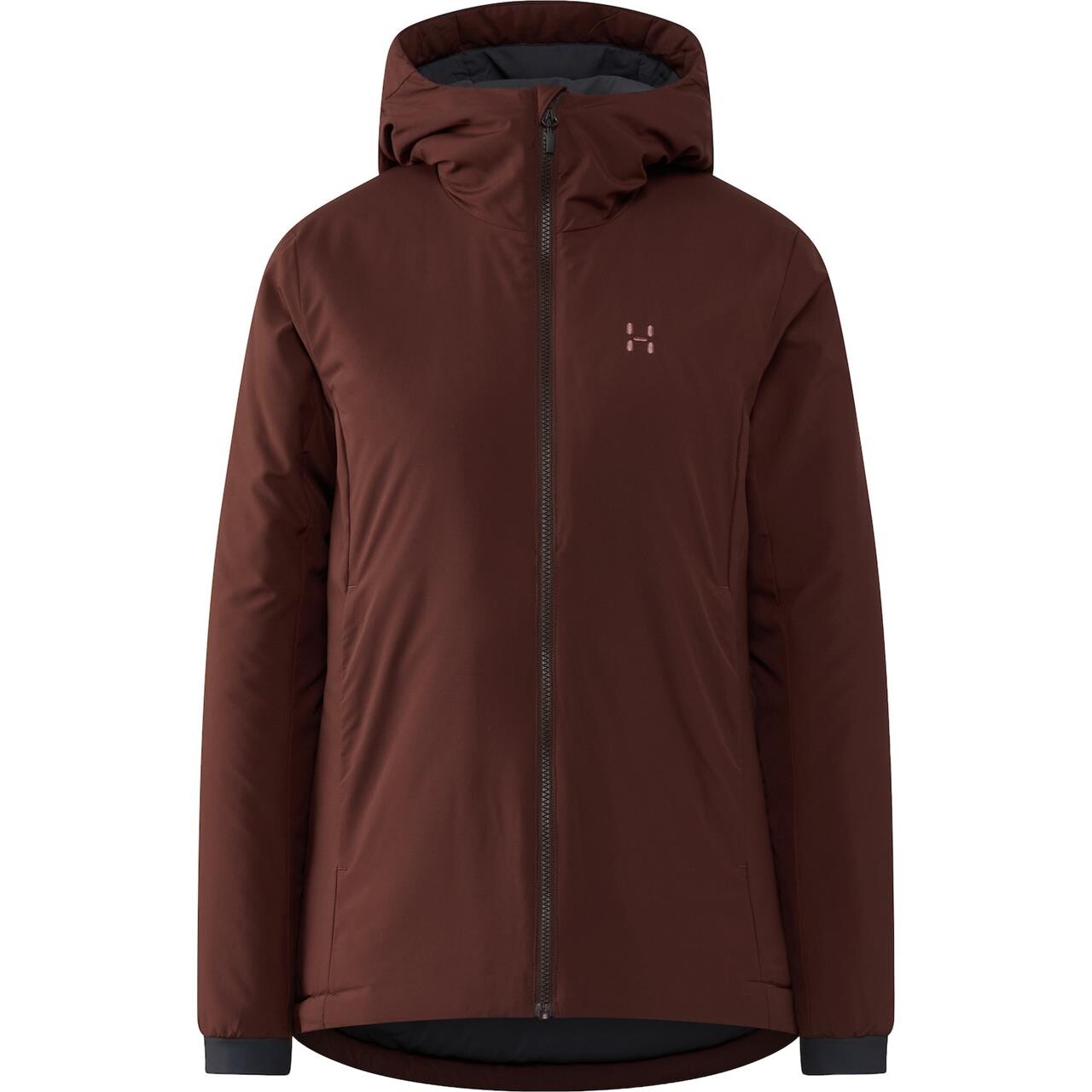 Haglöfs Womens Mimic Alert Hood (Rød (MAROON TRAIL) Medium)