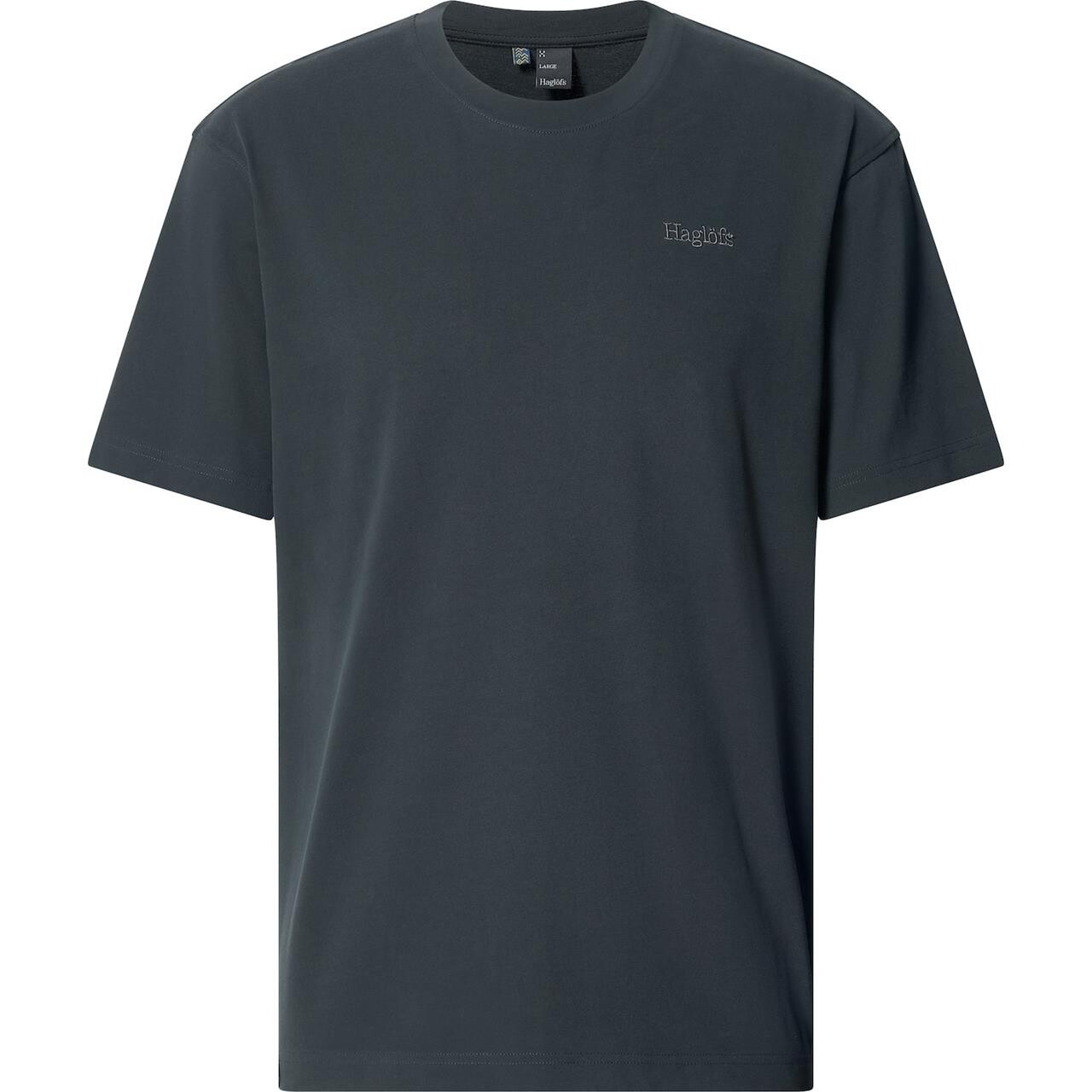 Haglöfs Mens Haglöfs Tee (Sort (TRUE BLACK) Small)