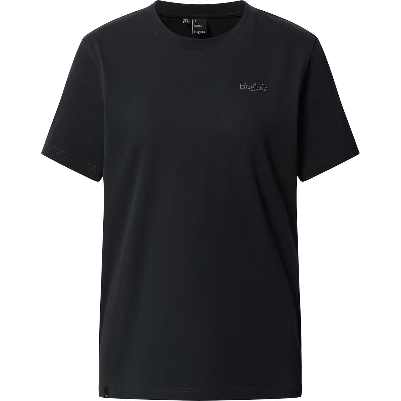 Haglöfs Womens Haglöfs Tee (Sort (TRUE BLACK) Small)