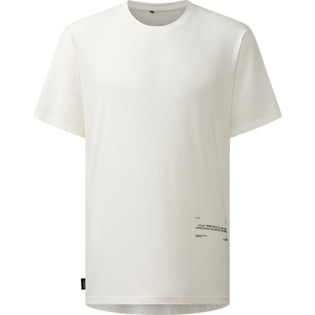 Haglöfs Mens Outsiders Graphic Tee (Hvid (SOFT WHITE) Small)