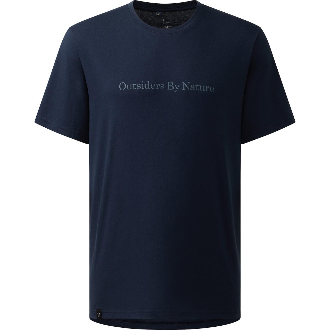 Haglöfs Mens Outsiders Graphic Tee (Blå (TARN BLUE) Small)