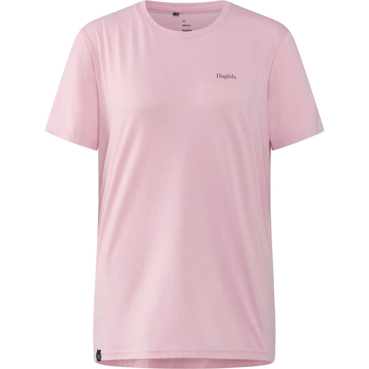 Haglöfs Womens Outsiders Graphic Tee (Lyserød (DUSTY ROSE) Small)