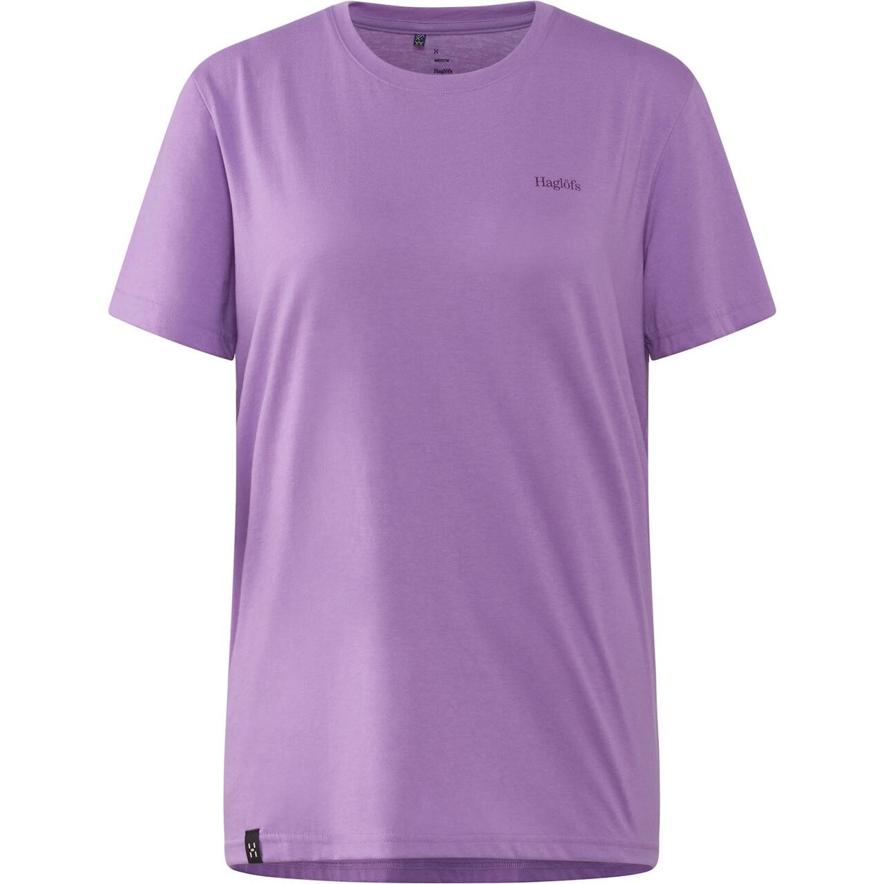Haglöfs Womens Outsiders Graphic Tee (Lilla (PURPLE ICE 1) Small)