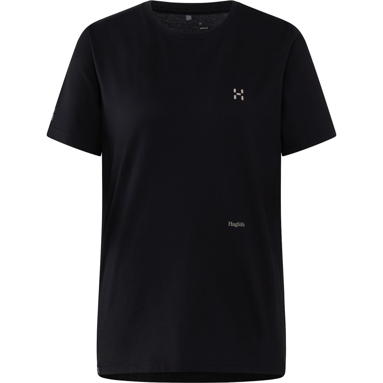 Haglöfs Womens Outsiders Graphic Tee (Sort (TRUE BLACK) Small)