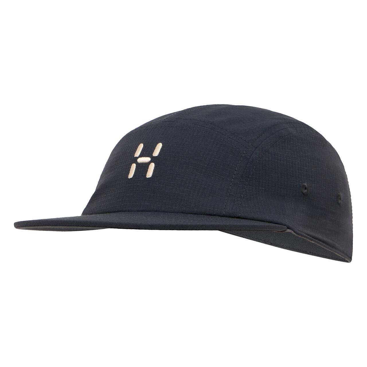 Haglöfs Brand Five Panel Cap (Sort (TRUE BLACK) Small/medium)