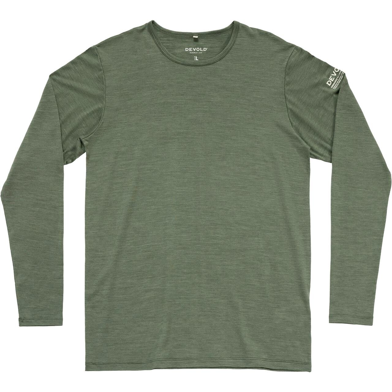 Devold Mens Active Stamp L/S (Grøn (FOREST) Small)