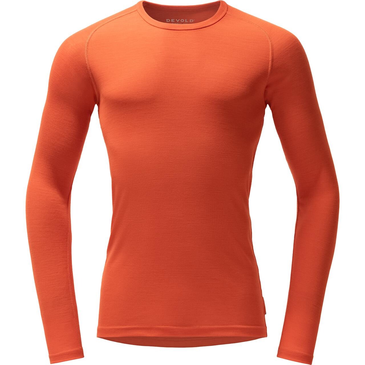 Devold Mens Adventure Merino 190 Shirt (Orange (BRICK) Medium)