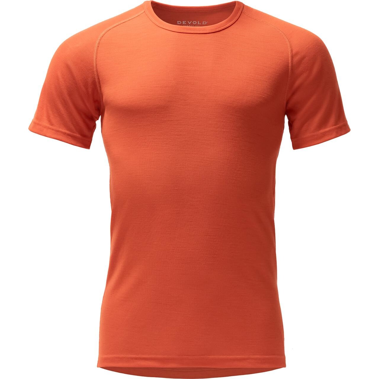 Devold Mens Adventure Merino 190 Tee (Orange (BRICK) Medium)