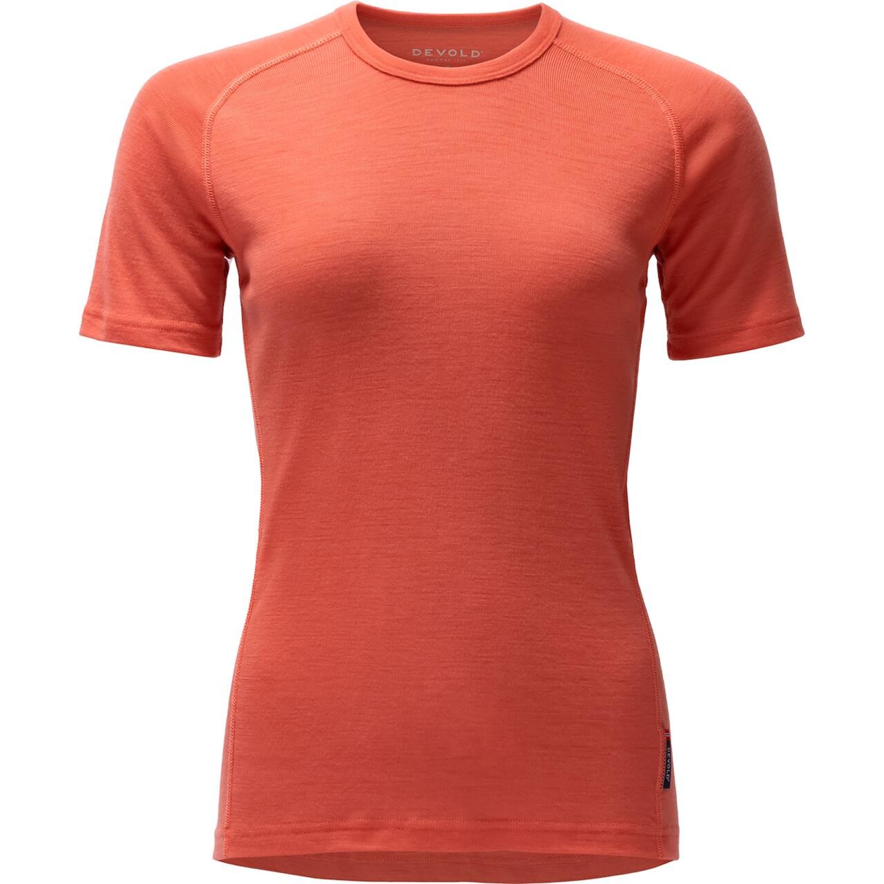 Devold Womens Adventure Merino 190 Tee (Rød (CORAL) X-large)