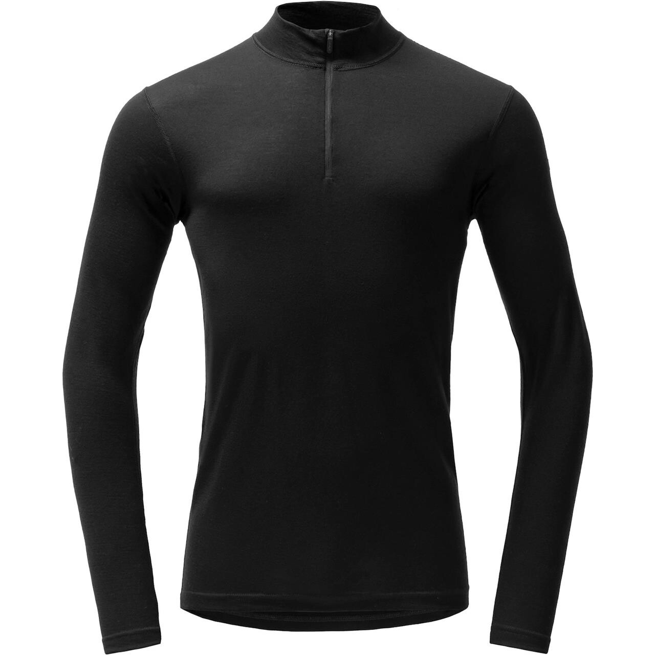Devold Mens Breeze Merino 150 Zip Neck (Sort (BLACK) X-large)
