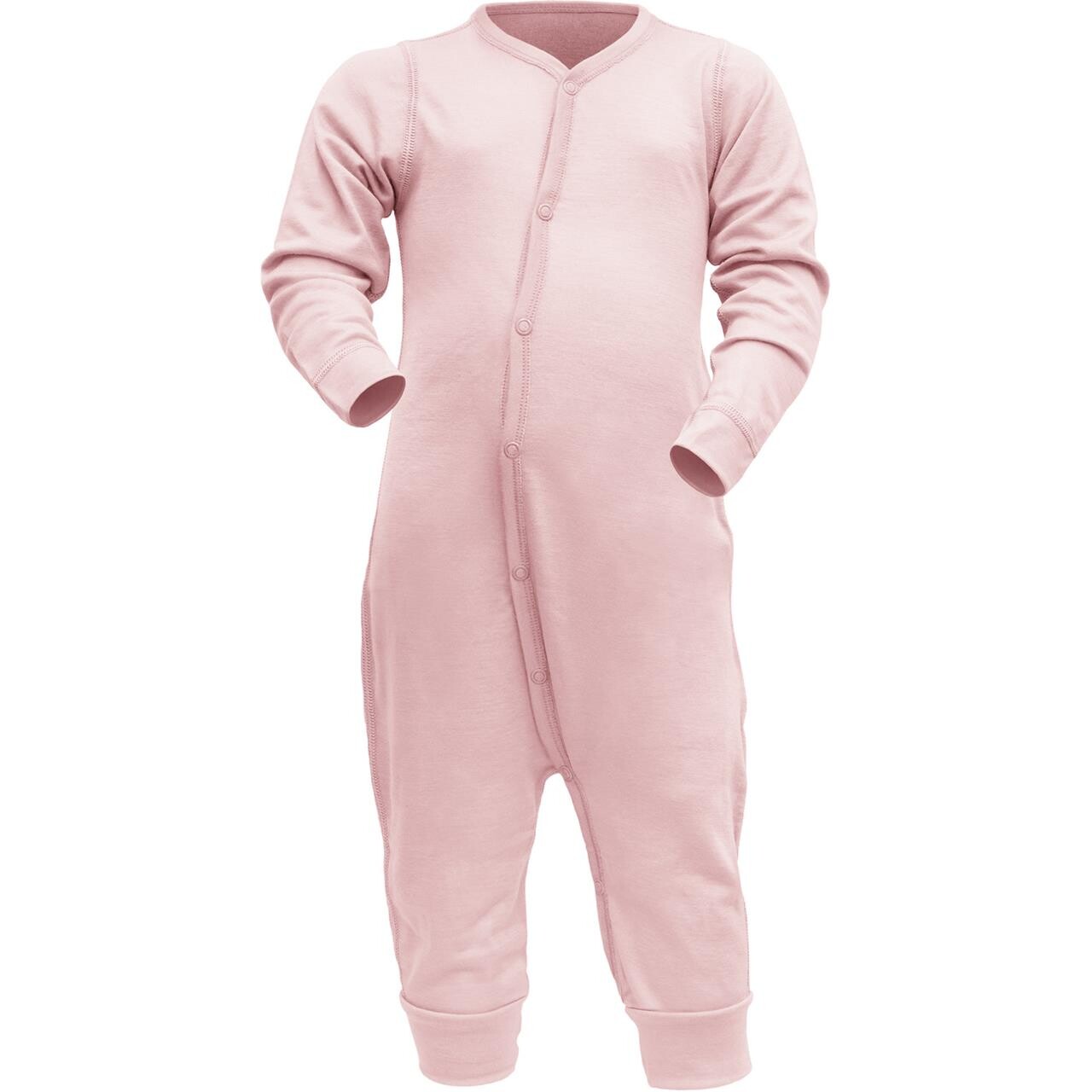 Devold Kids Breeze Merino Sleepsuit Baby (Lyserød (CHALK PINK) 56)