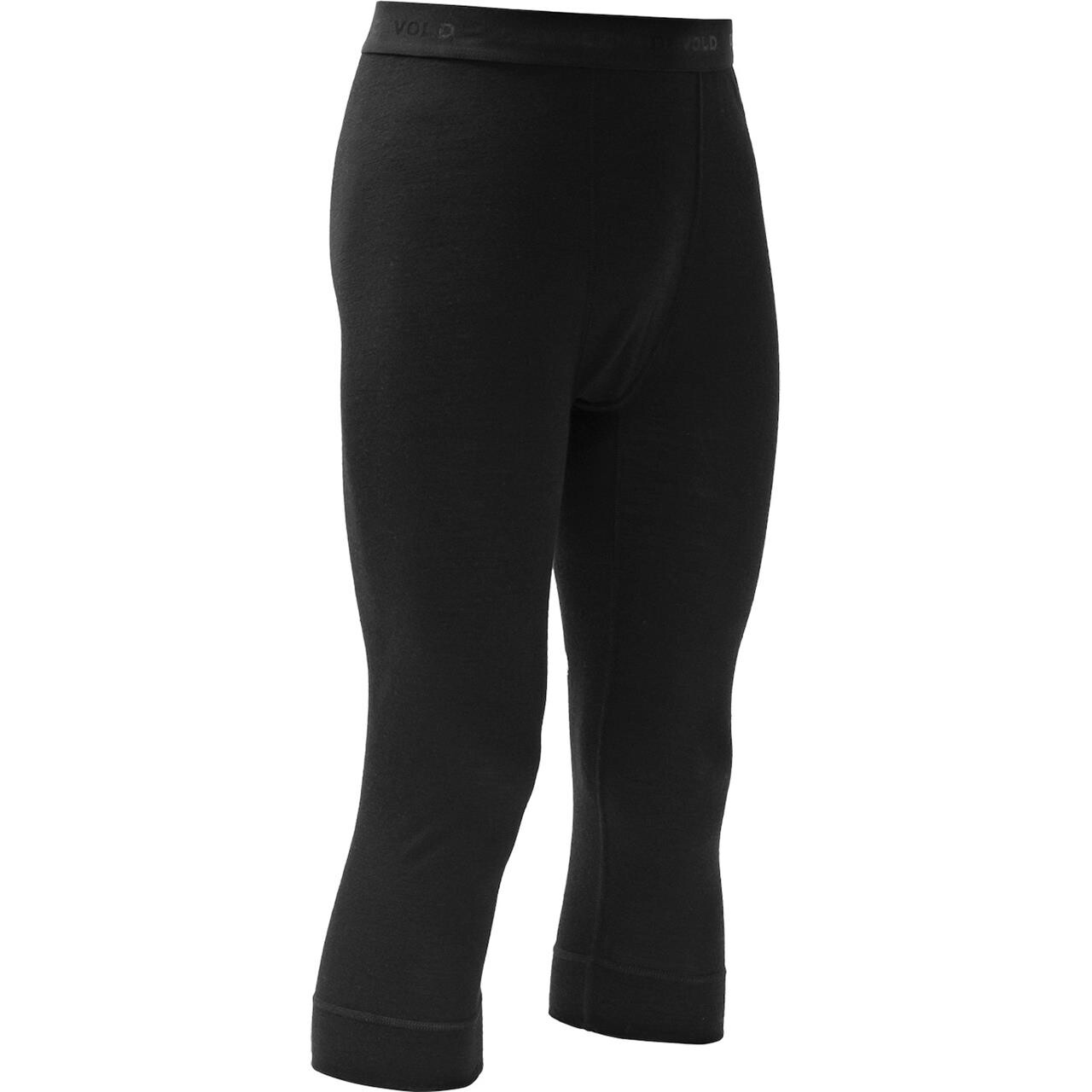 Devold Mens Breeze Plus Merino 200 3/4 Longs (Sort (BLACK) Small)
