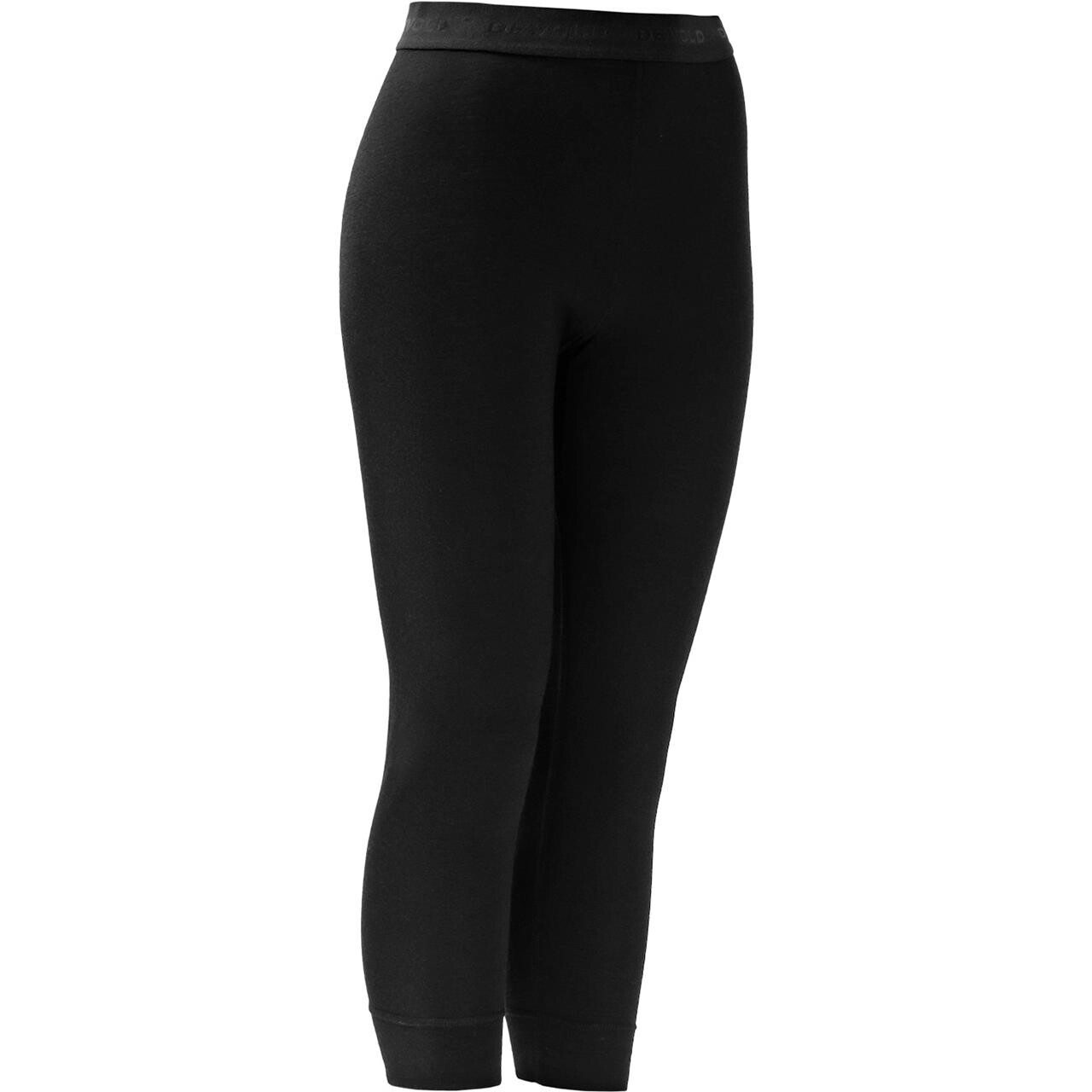 Devold Womens Breeze Plus Merino 200 3/4 Longs (Sort (BLACK) Medium)