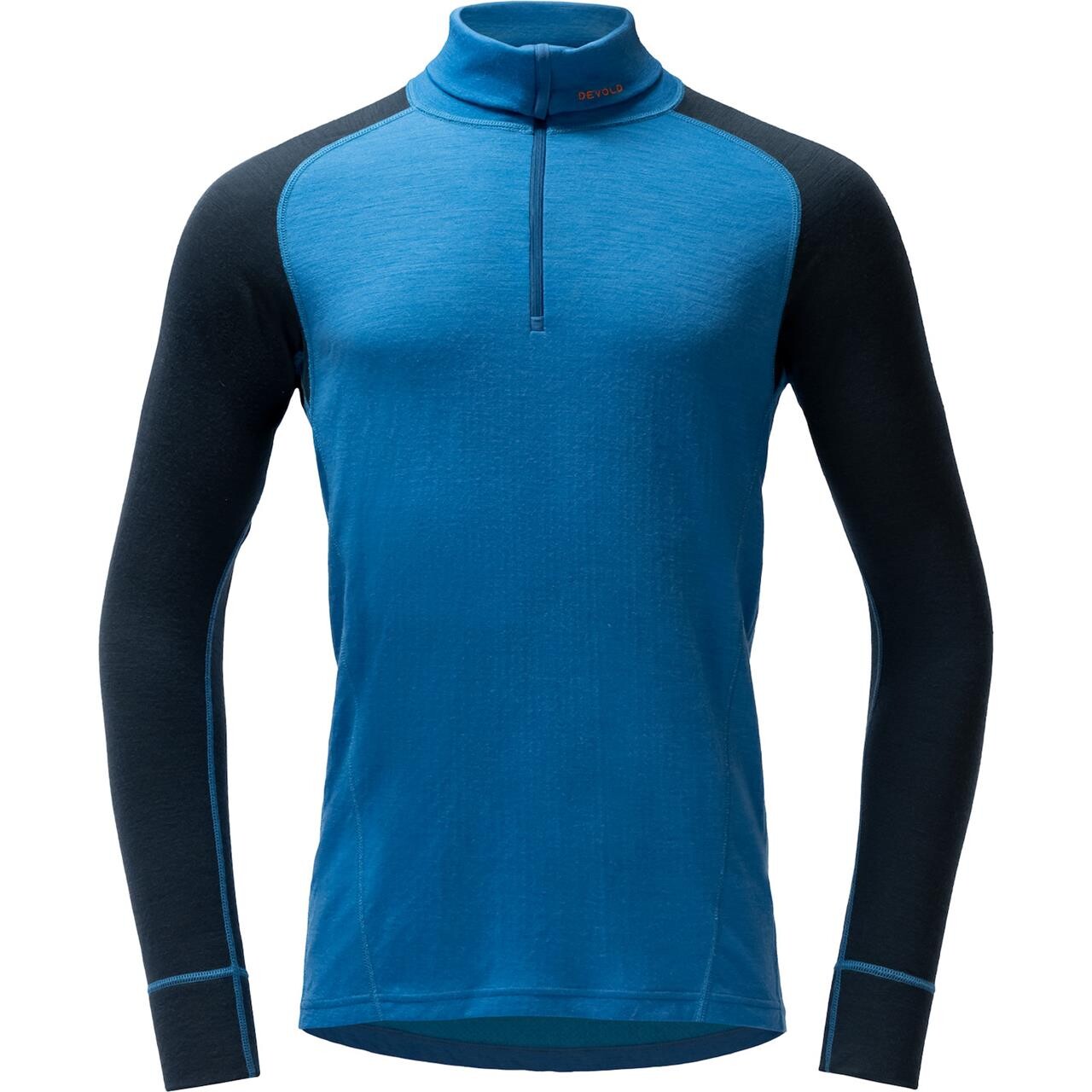 Devold Mens Duo Active Merino 205 Z.neck (Blå (BLUE/INK) Large)