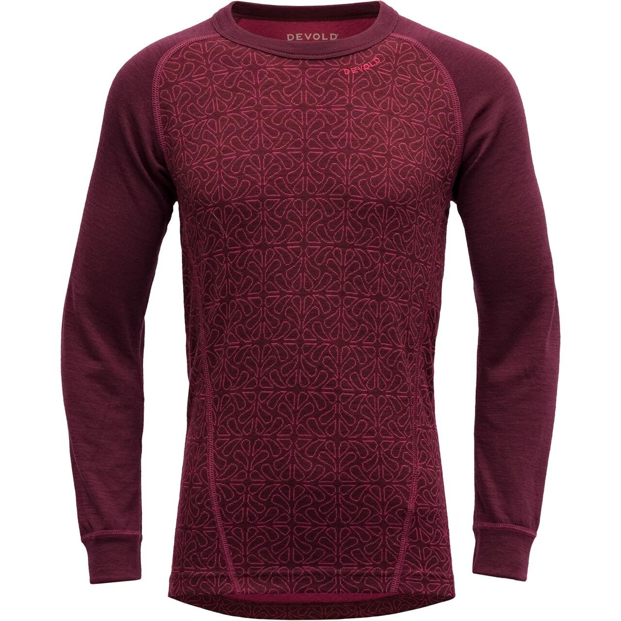 Devold Kids Duo Active Merino Shirt Jr (Rød (PORT) 40)