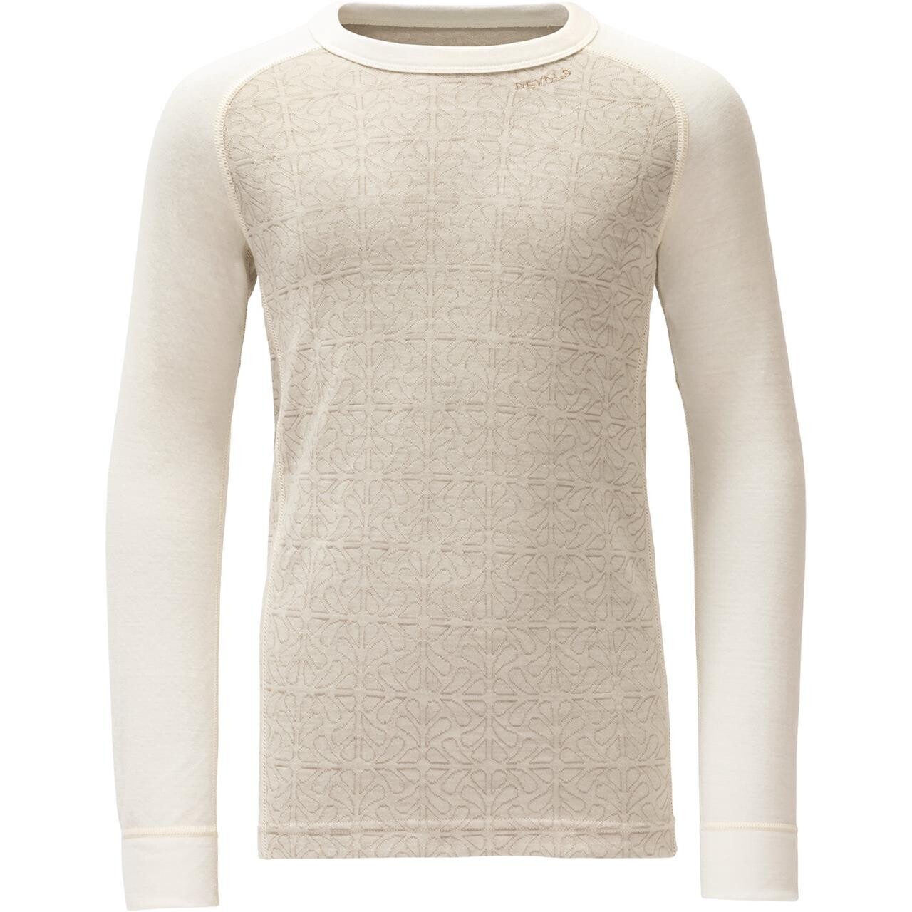 Devold Kids Duo Active Merino Shirt Jr (Hvid (RAW WHITE) 40)