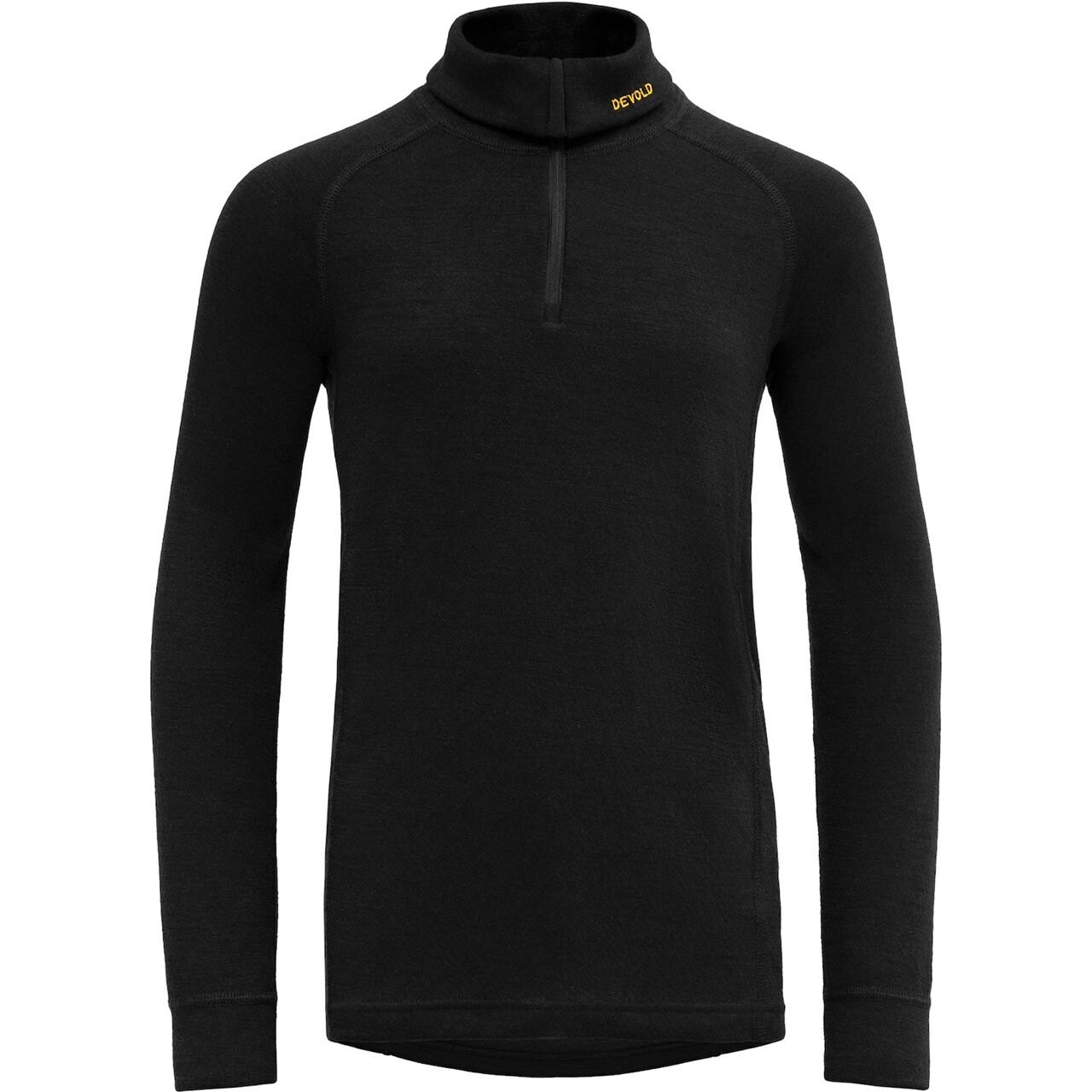 Devold Kids Duo Active Merino Zip Neck Jr (Sort (BLACK) 40)
