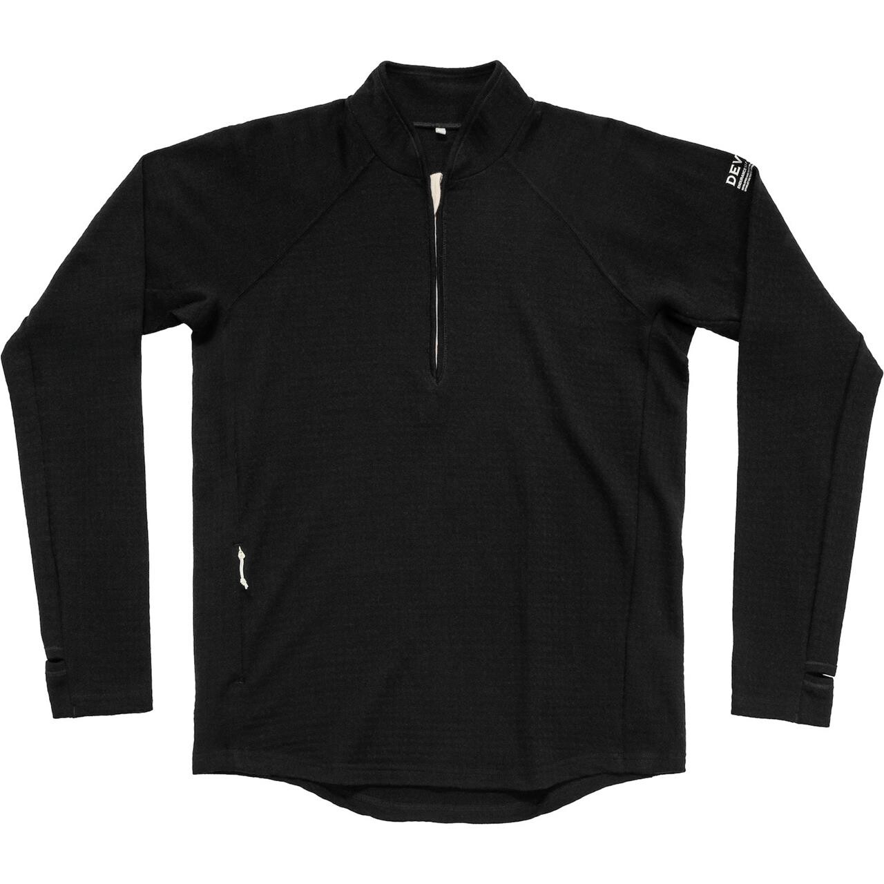 Devold Mens Endurance Merino Zip (Sort (BLACK) Large)