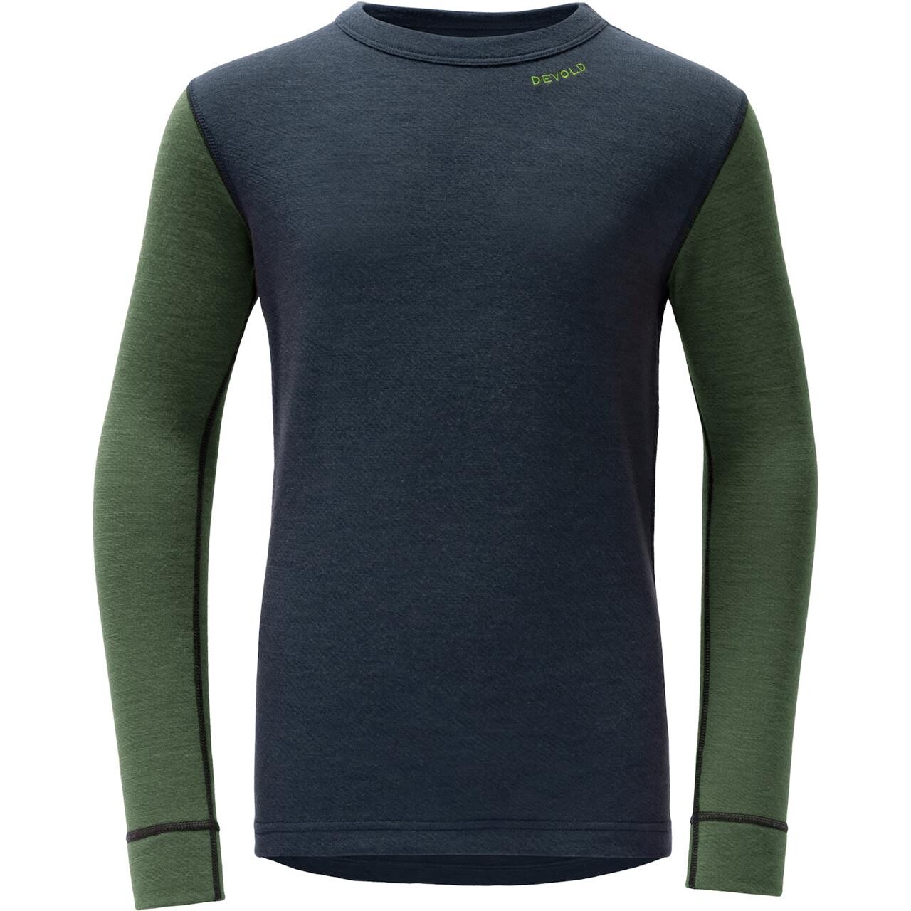 Devold Kids Expedition Merino Shirt Jr (Grøn (NIGHT/FOREST) 46)