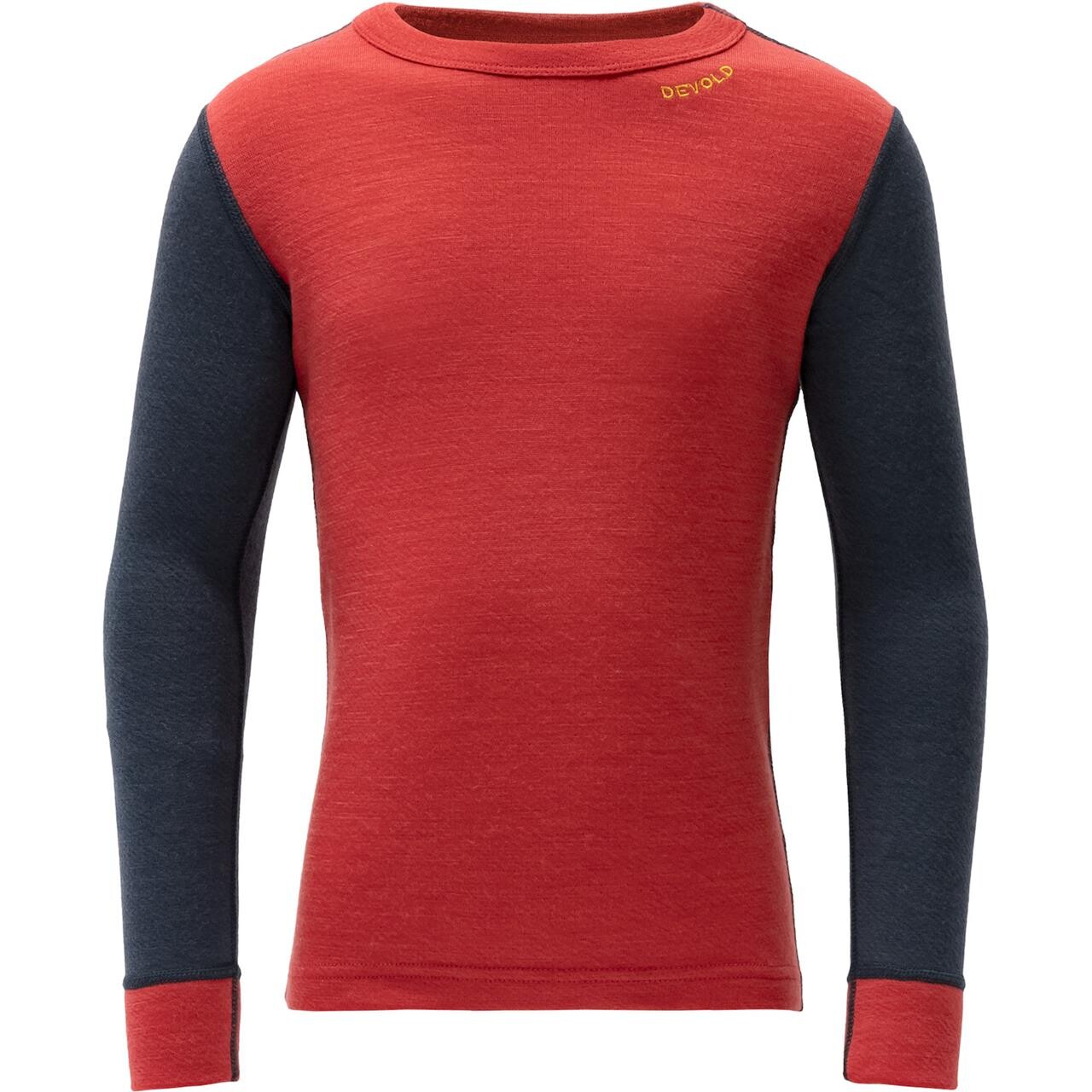 Devold Kids Expedition Merino Shirt Kid (Rød (NIGHT/BEAUTY) 34)