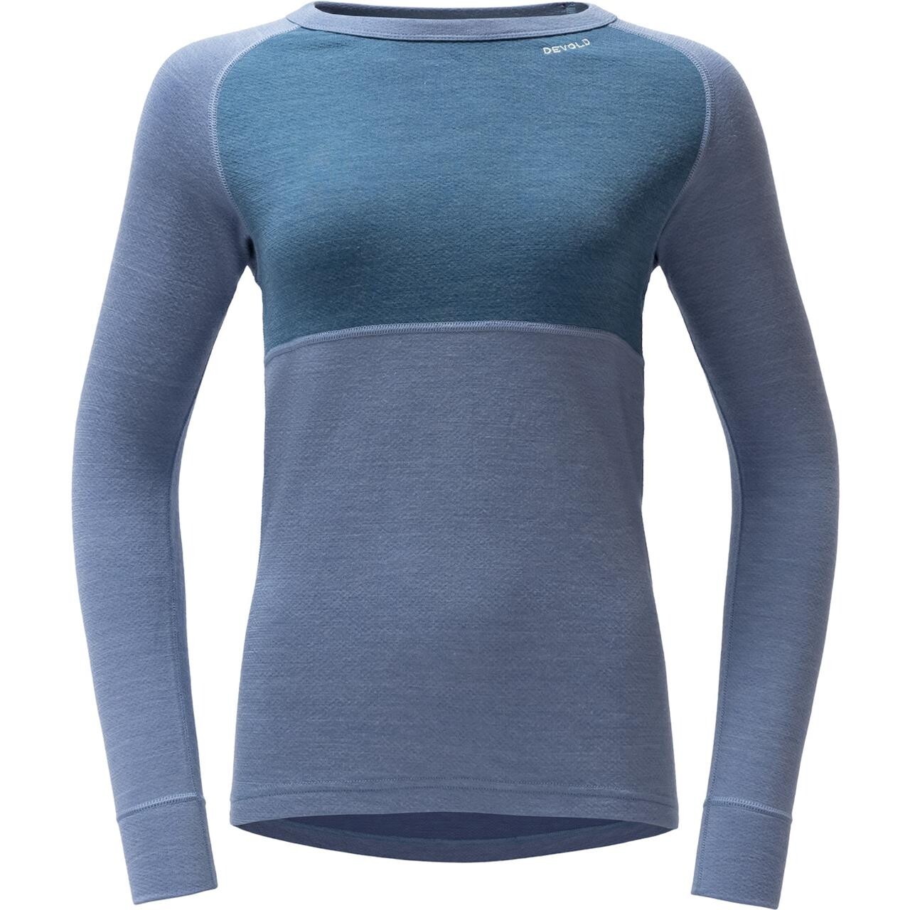 Devold Womens Expedition Merino Silk Shirt (Blå (DUSK/BERRY) X-small)