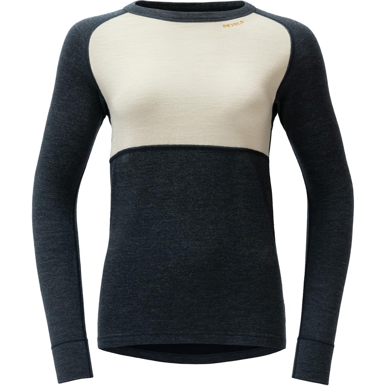 Devold Womens Expedition Merino Silk Shirt (Hvid (INK/OFFWHITE) Medium)