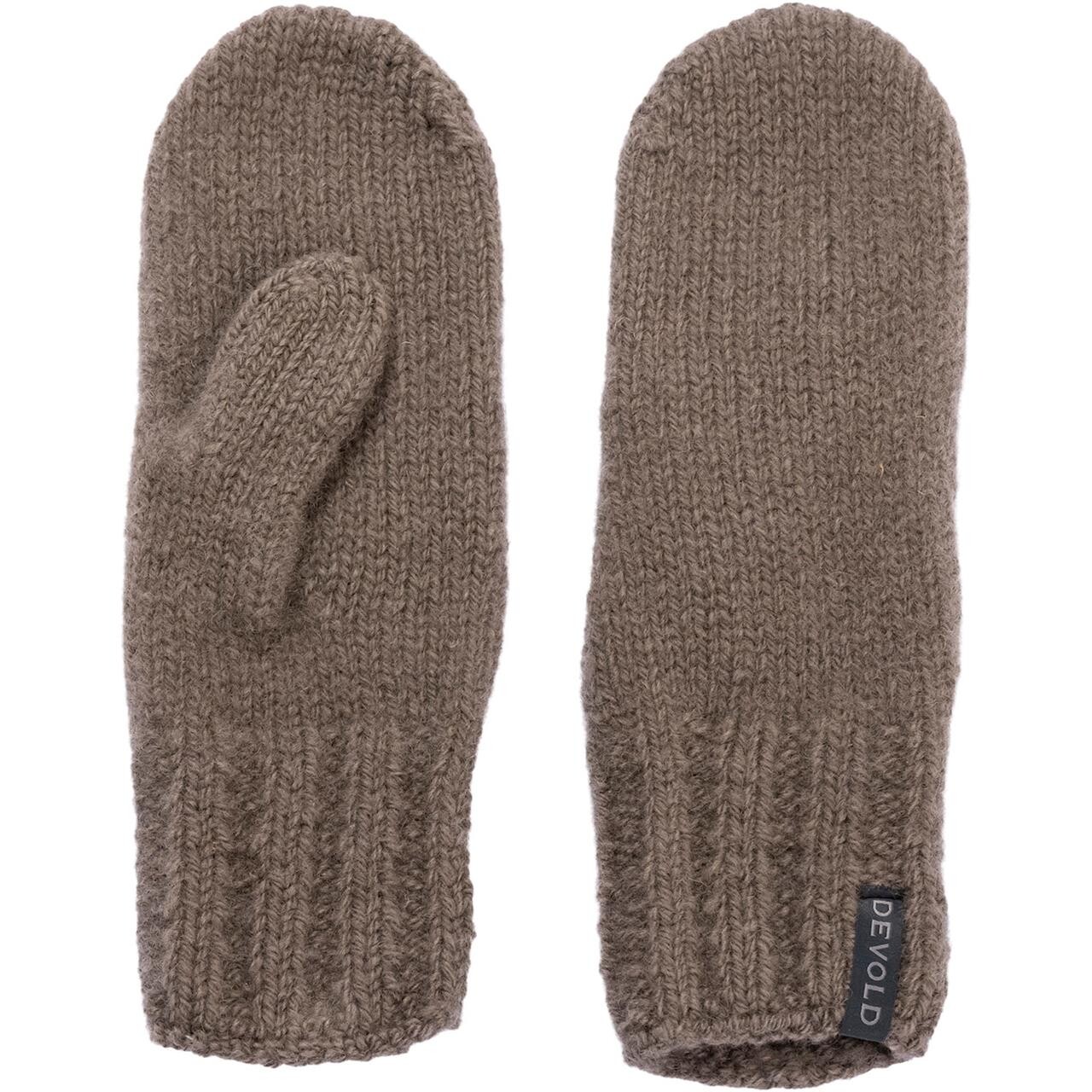 Devold Nansen Wool Mitten (Brun (FALCON) Medium)