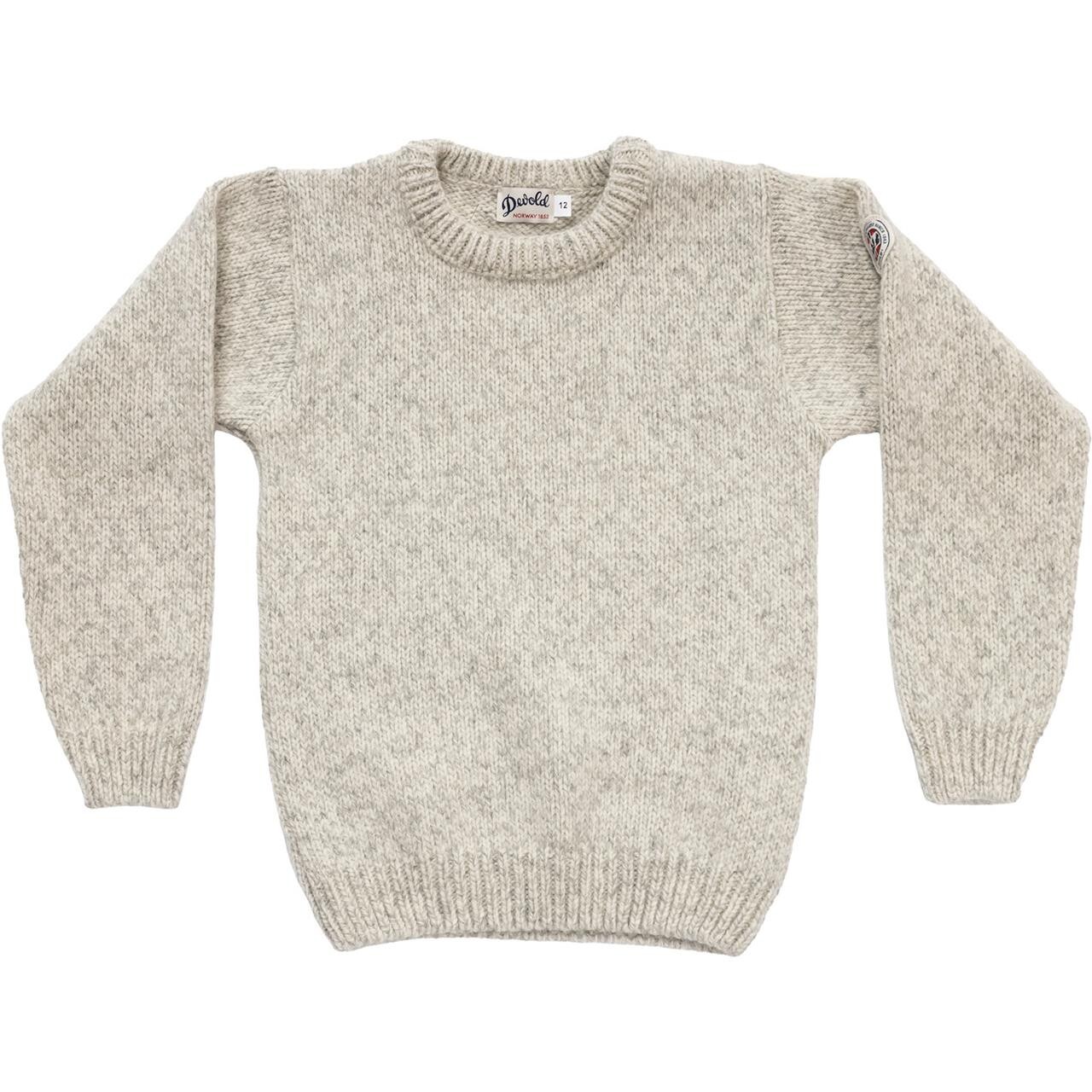 Devold Kids Nansen Wool Sweater Jr (Grå (GREY MELANGE) 40)
