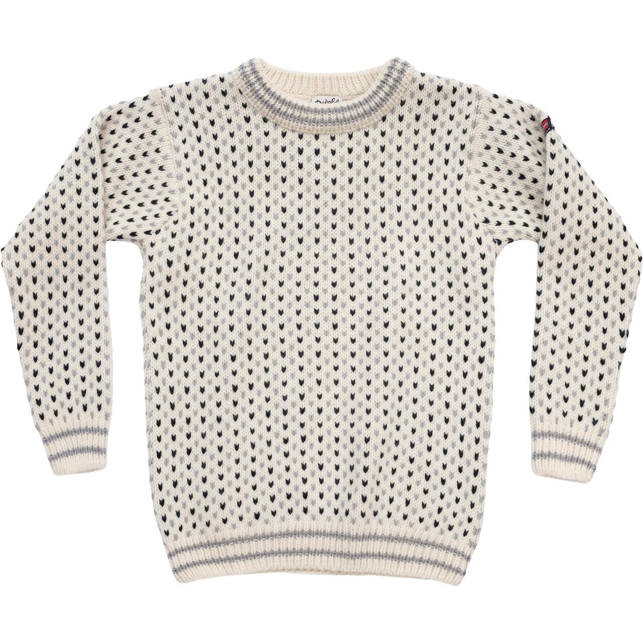 Devold Nordsjø Two-tone Sweater (Hvid (OFFWHITE) Small)