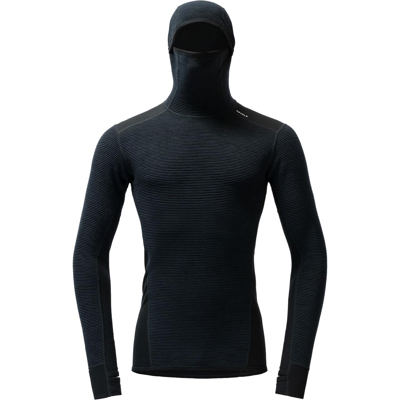 Devold Mens Reverso Merino Hoodie (Sort (INK) Large)