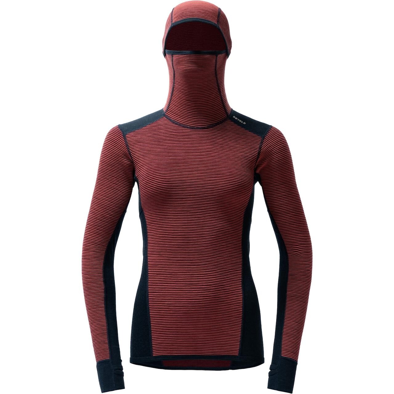 Devold Womens Reverso Merino Hoodie (Lyserød (MARSALA) Large)