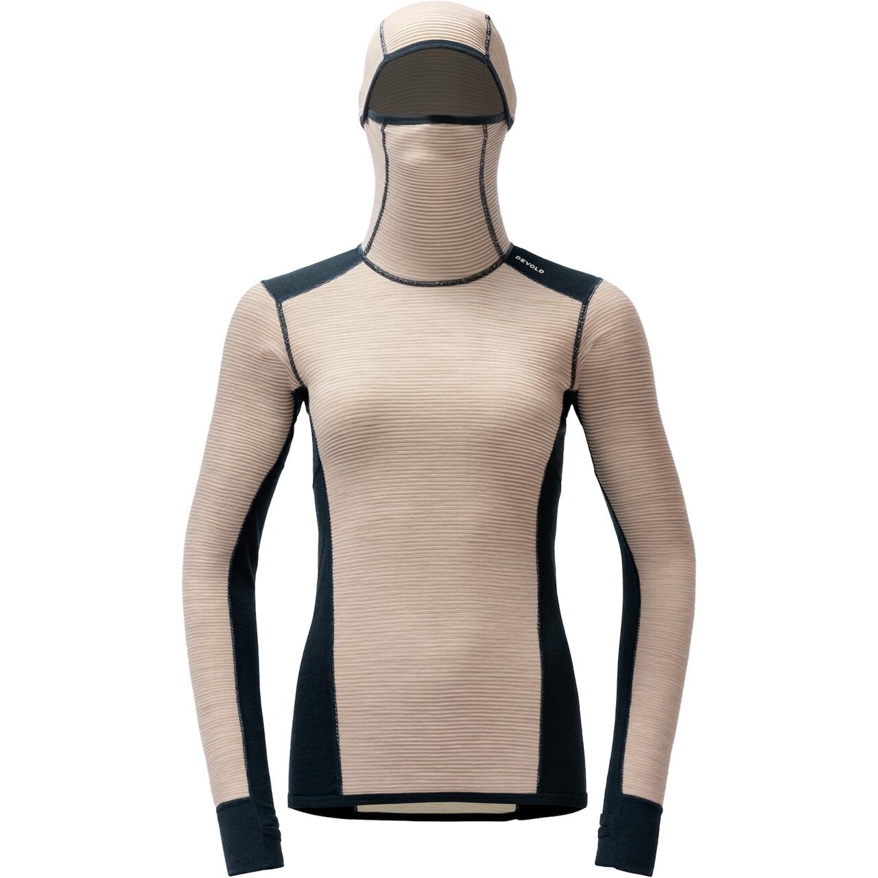 Devold Womens Reverso Merino Hoodie (Grå (STONE) Large)