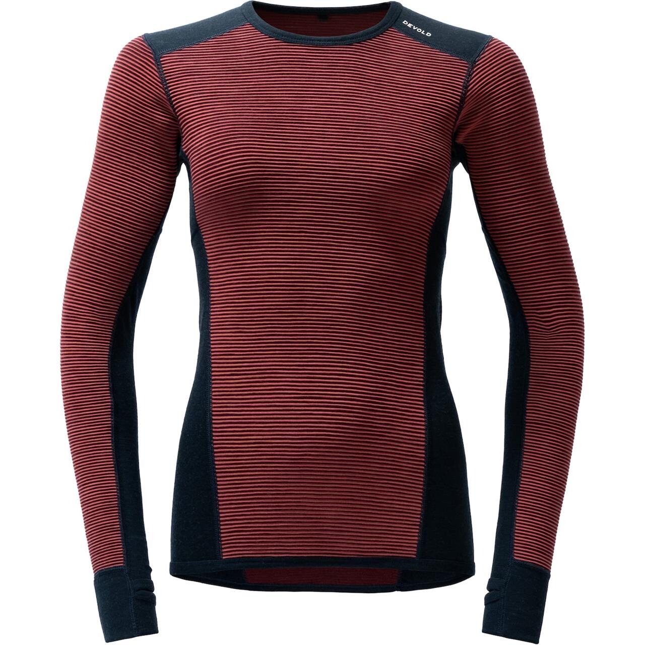 Devold Womens Reverso Merino Shirt (Lyserød (MARSALA) Large)