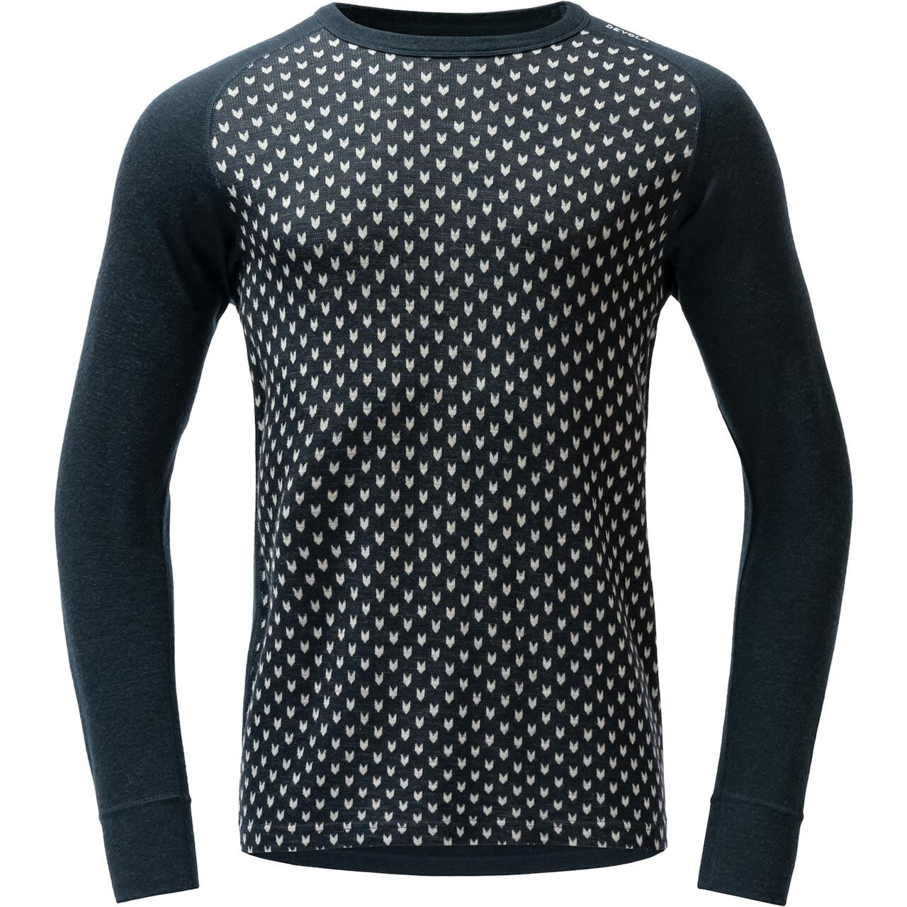 Devold Mens Signature Merino 230 Shirt (Hvid (INK/OFFWHITE) Large)