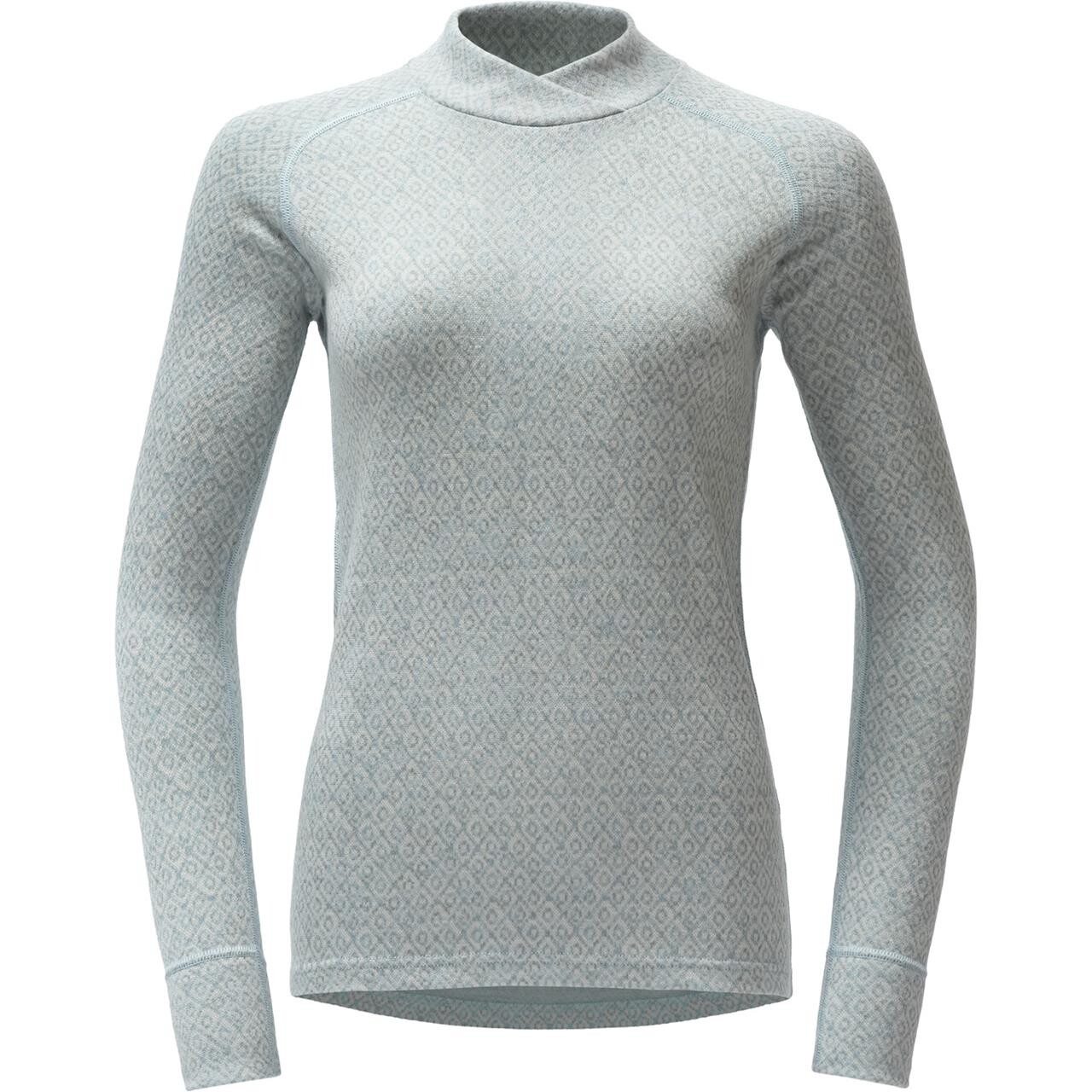 Devold Womens Signature Silk 230 Cross Neck (Blå (DAWN) Large)