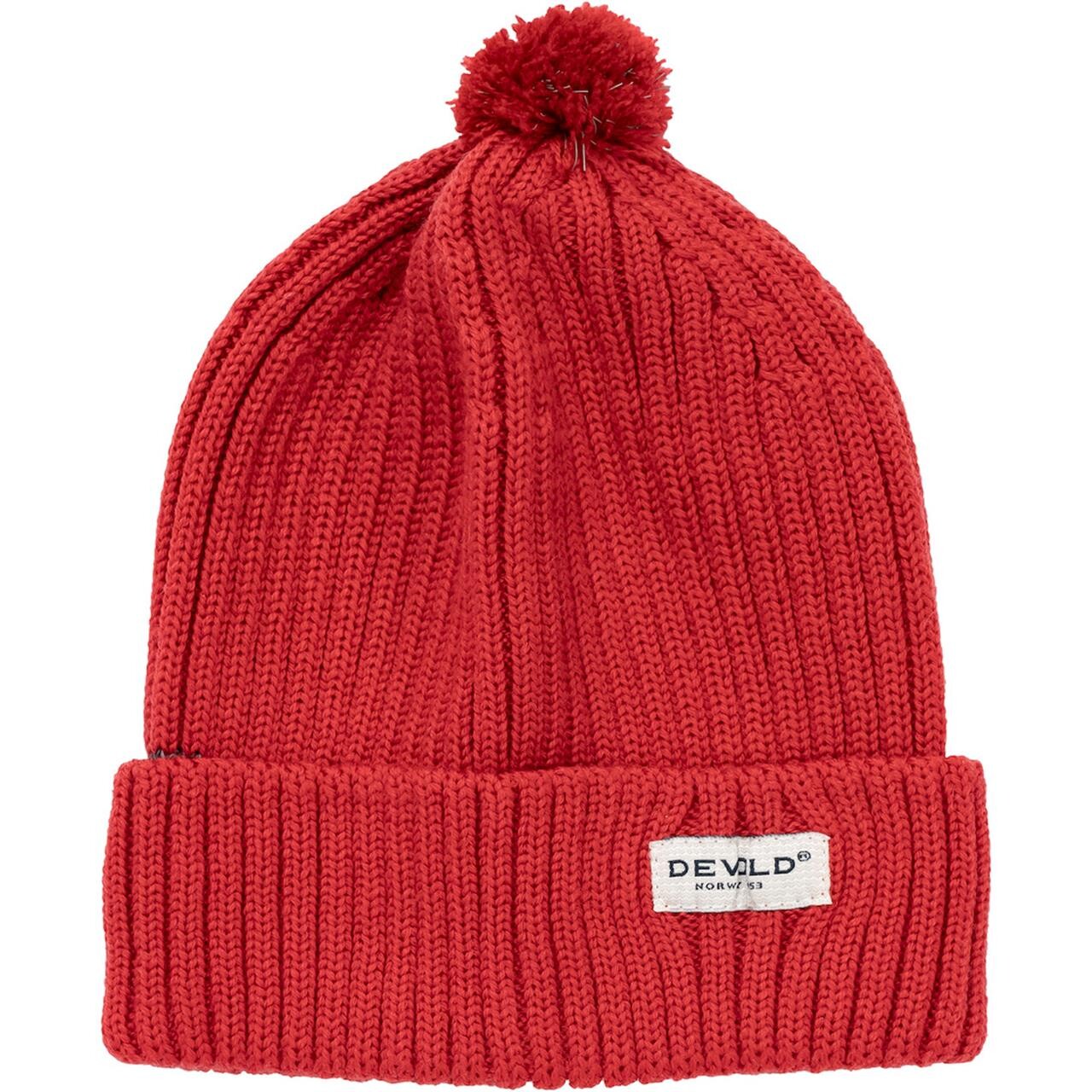 Devold Kids Skolma Merino Beanie Kid (Rød (BEAUTY) 54)